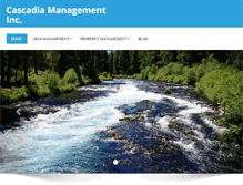 Tablet Screenshot of cascadiamgmt.com